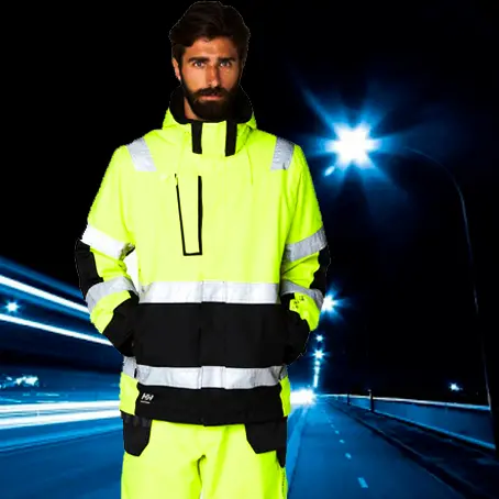 Ropa de alta visibilidad para seguridad laboral
