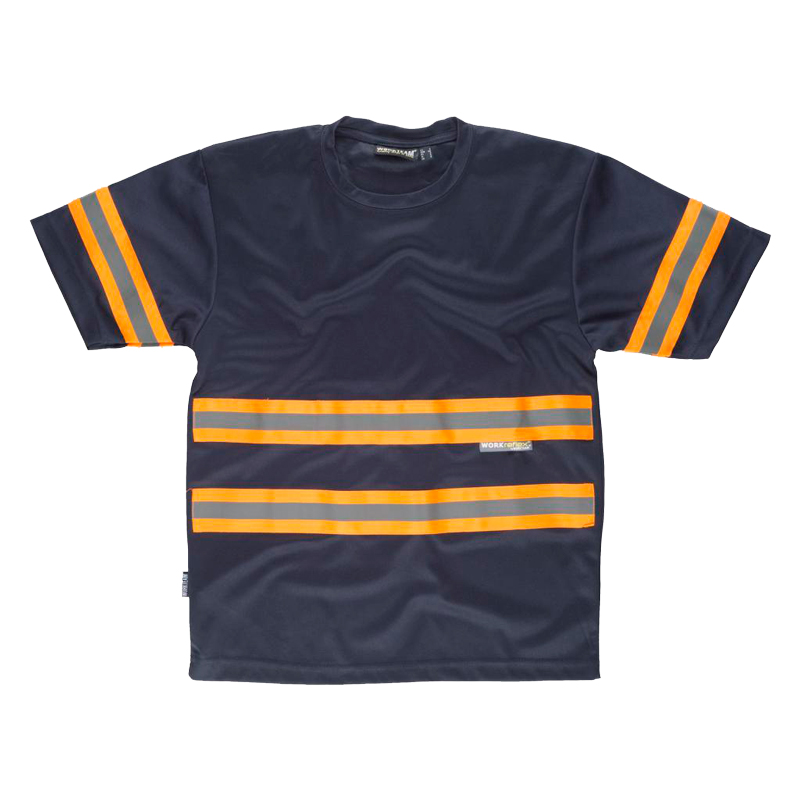 Camiseta Clásica con Reflectante-Fluorescente