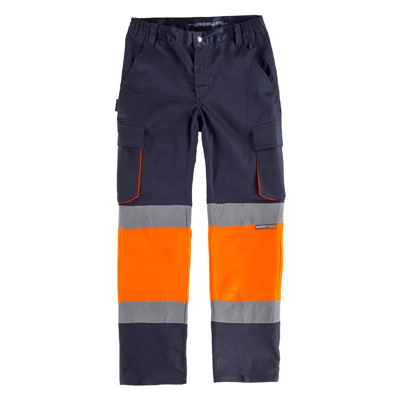 Pantalón Combinado Elástico de Alta Visibilidad