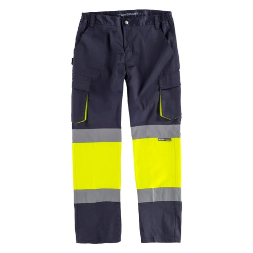 Pantalón Combinado Elástico de Alta Visibilidad